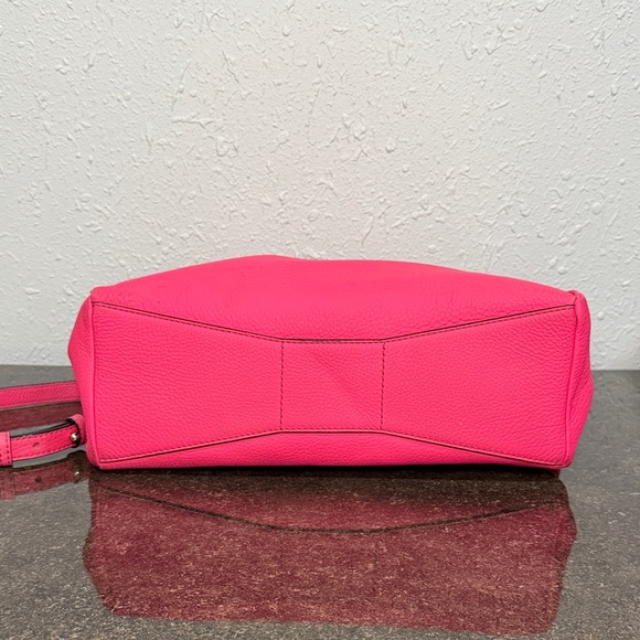 Kate Spade New York Audrey Charles Street Strawfroyo Pink Satchel Crossbody - Picture 7 of 16